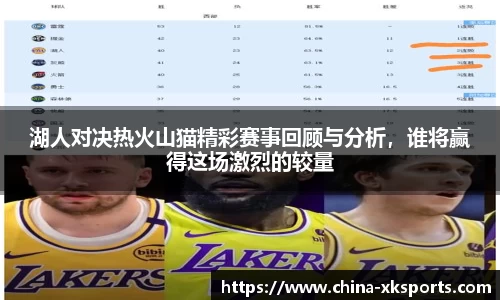 湖人对决热火山猫精彩赛事回顾与分析，谁将赢得这场激烈的较量