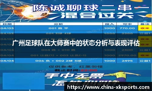 广州足球队在大师赛中的状态分析与表现评估
